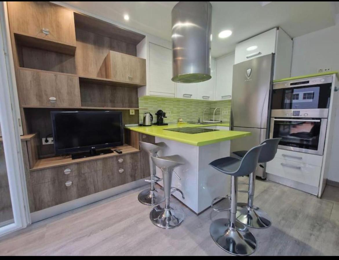 Apartamento Con Terraza Y Parking กิฮอน ห้อง รูปภาพ